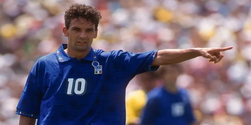 Roberto Baggio là huyền thoại của bóng đá Ý trong thập niên 90